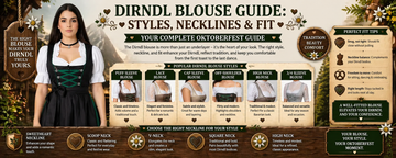Dirndl Blouse Guide: Styles, Necklines & Fit (Complete Oktoberfest Guide)
