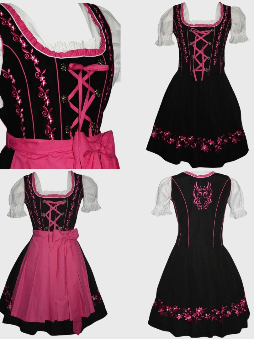 Alpine Bavarian Dirndl Dress
