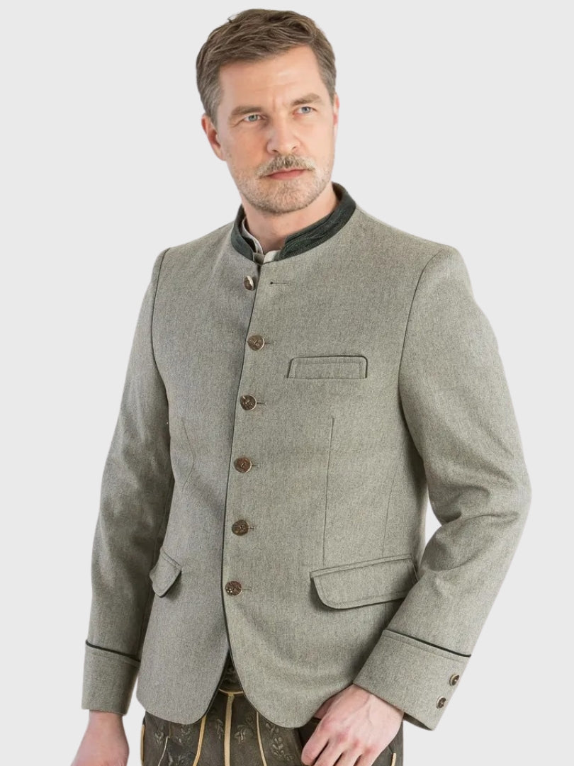 Traditional Mens Bavarian Trachten Wool Coat