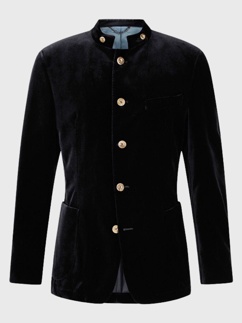 Traditional Black Velvet Bavarian Jacket
