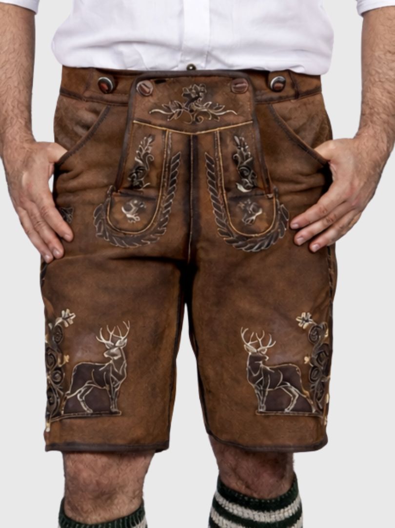 Authentic Oktoberfest Bavarian Lederhosen
