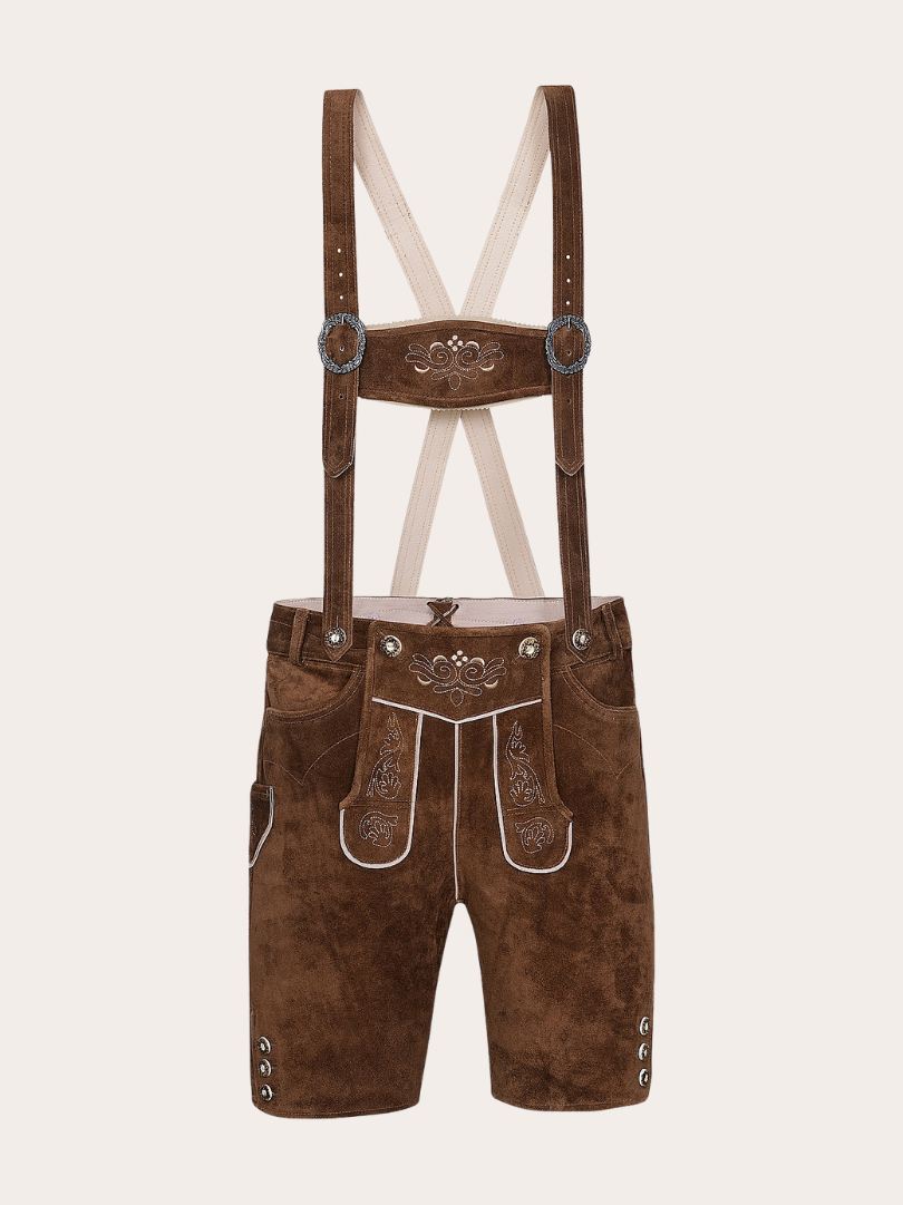 Authentic festival lederhosen shorts