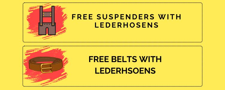 royal lederhosen free belt and suspender-banner image