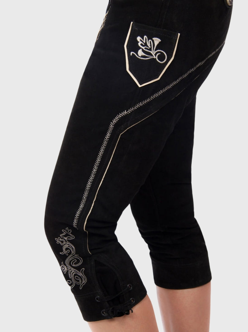 Black Leather Trachten Lederhosen