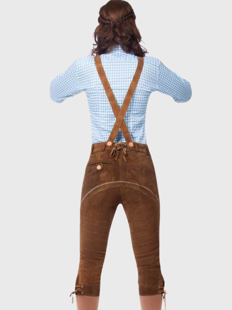 Brown Leather Bundhosen