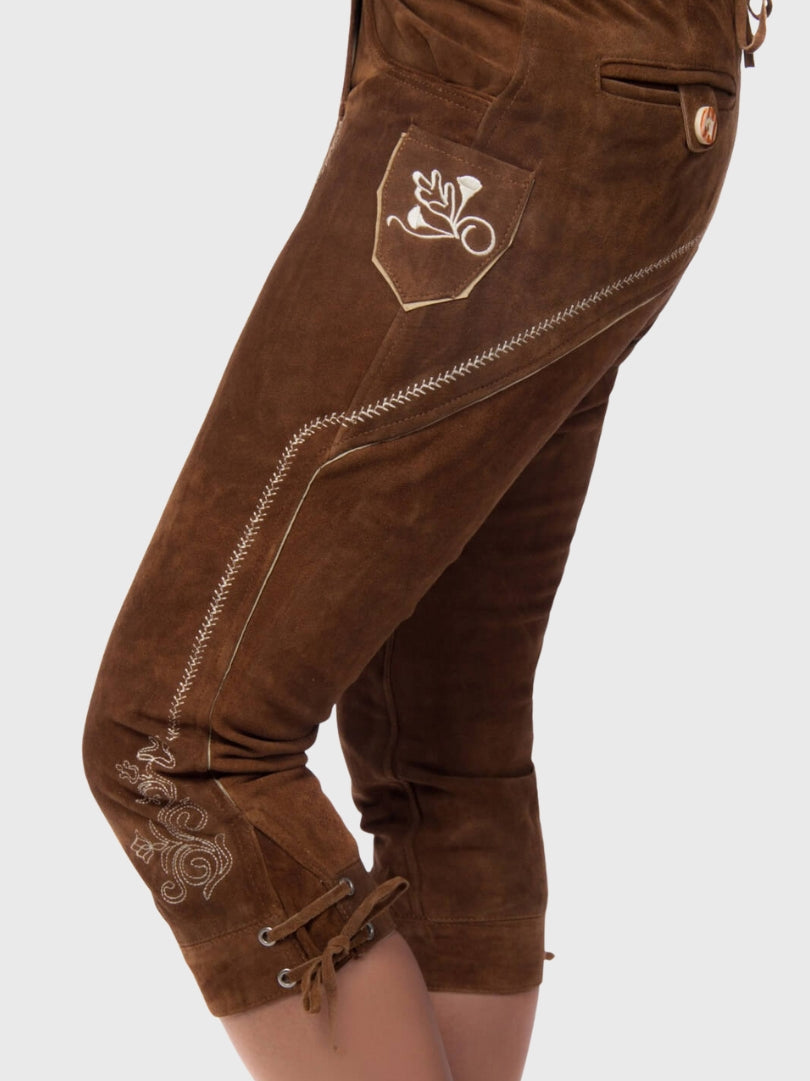 Brown Oktoberfest Bundhosen