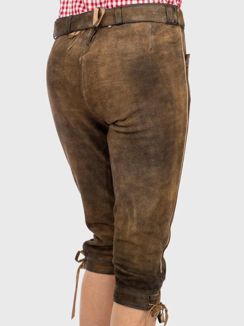 Brown Oktoberfest Bundhosen