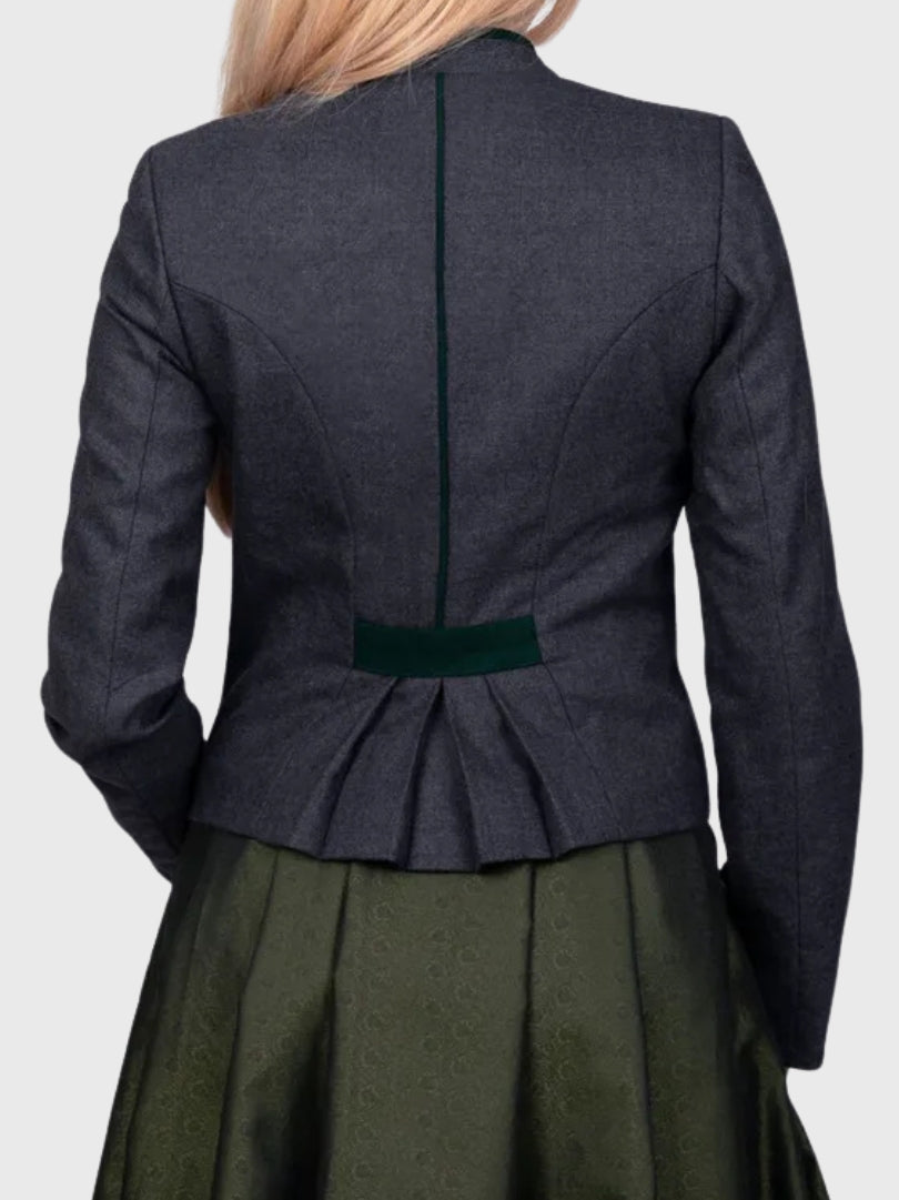 Charcoal Grey Trachten Wool Blazer