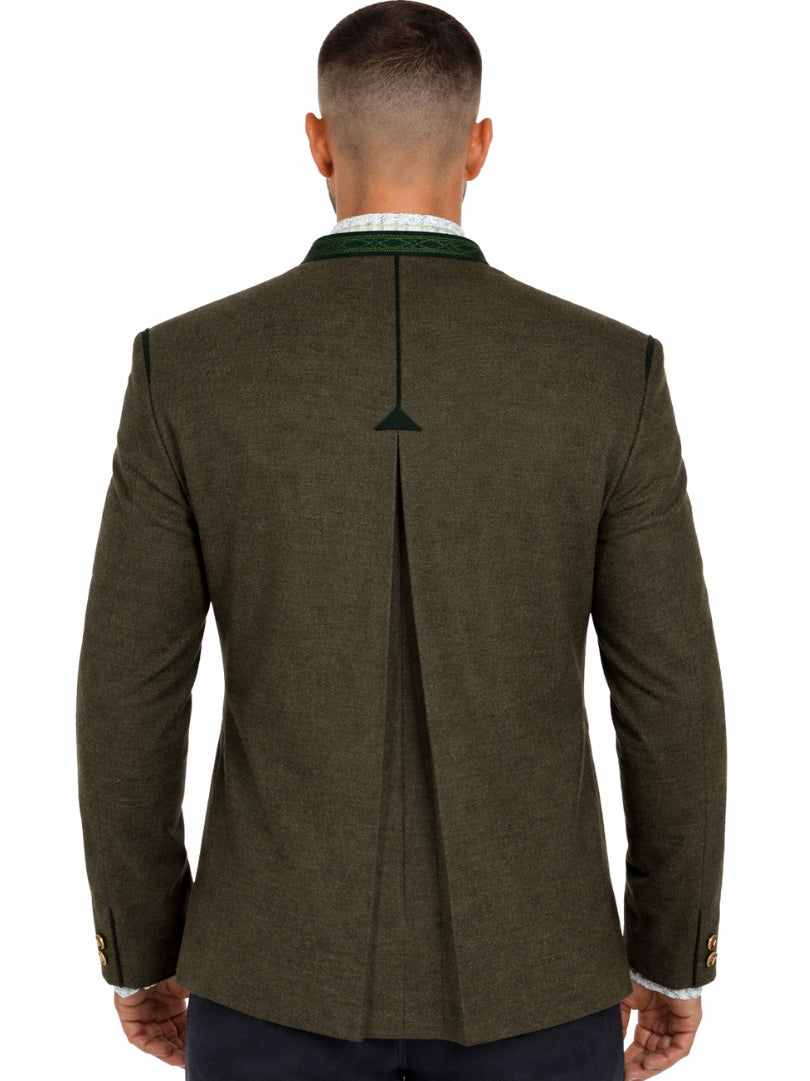 Classic Alpine Trachten Wool Jacket for Men