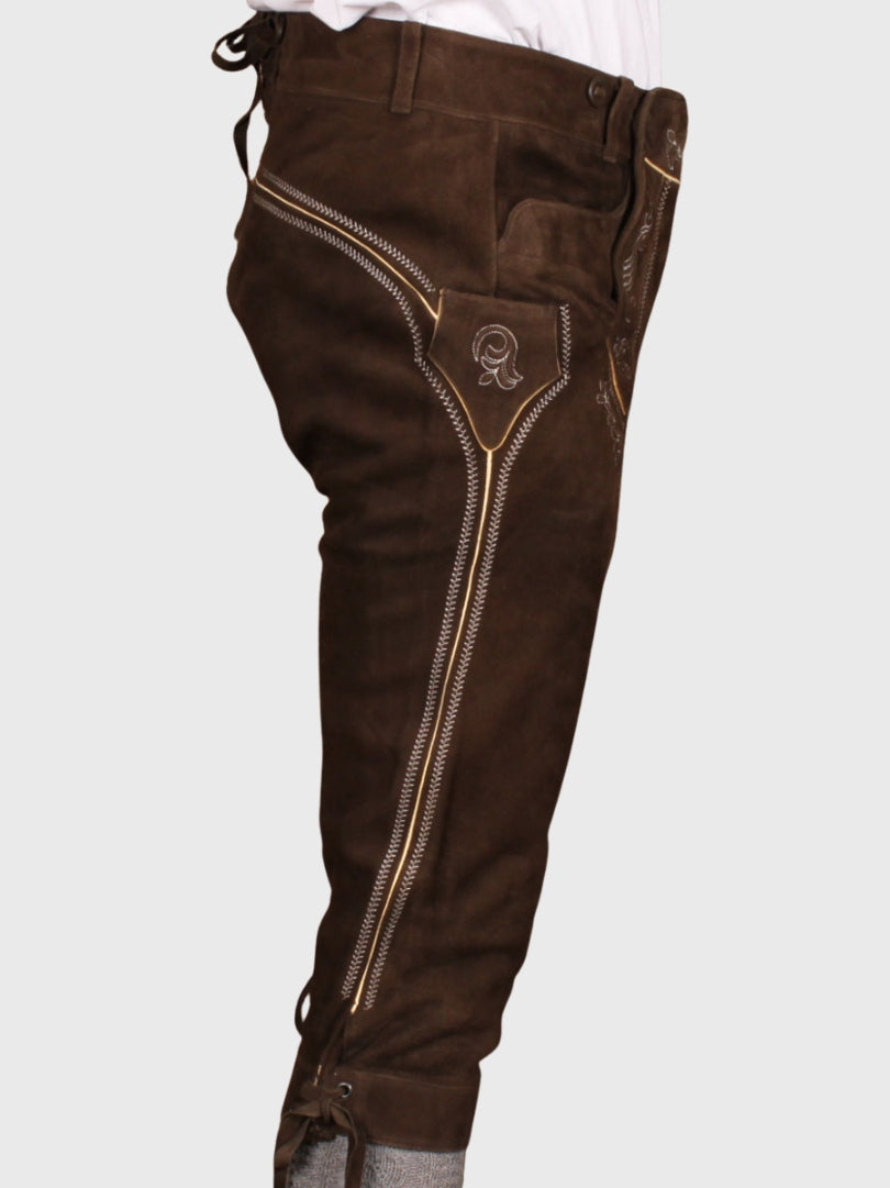 Classic Bavarian Leather Bundhosen