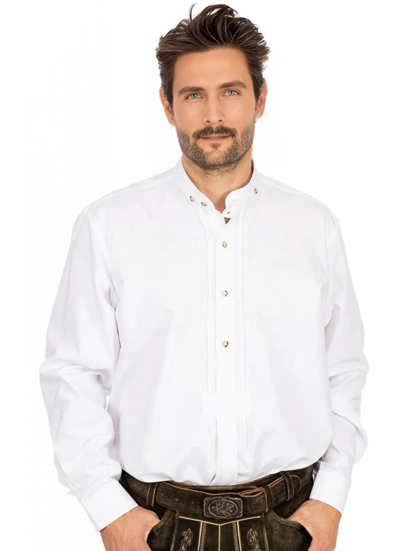 Classic White Bavarian Trachten Shirt