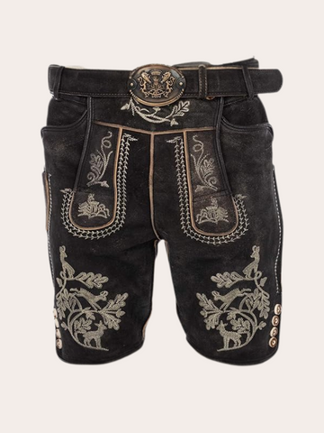 Dark-brown-Bavarian-lederhosen