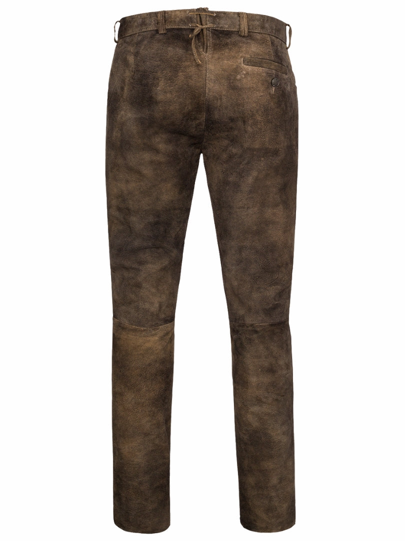 Trachten Leather Pants Men Brown Suede – Royal Lederhosen