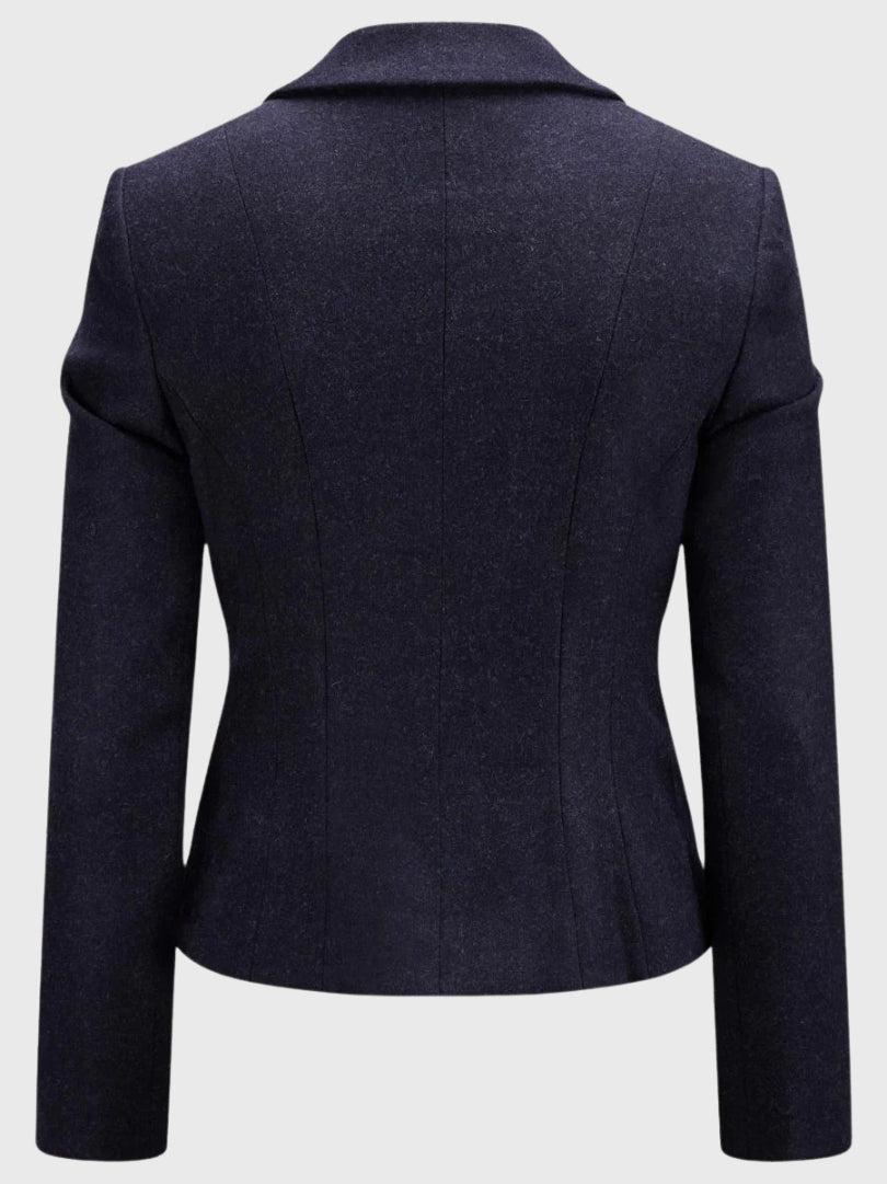 Heritage Navy Wool Blazer