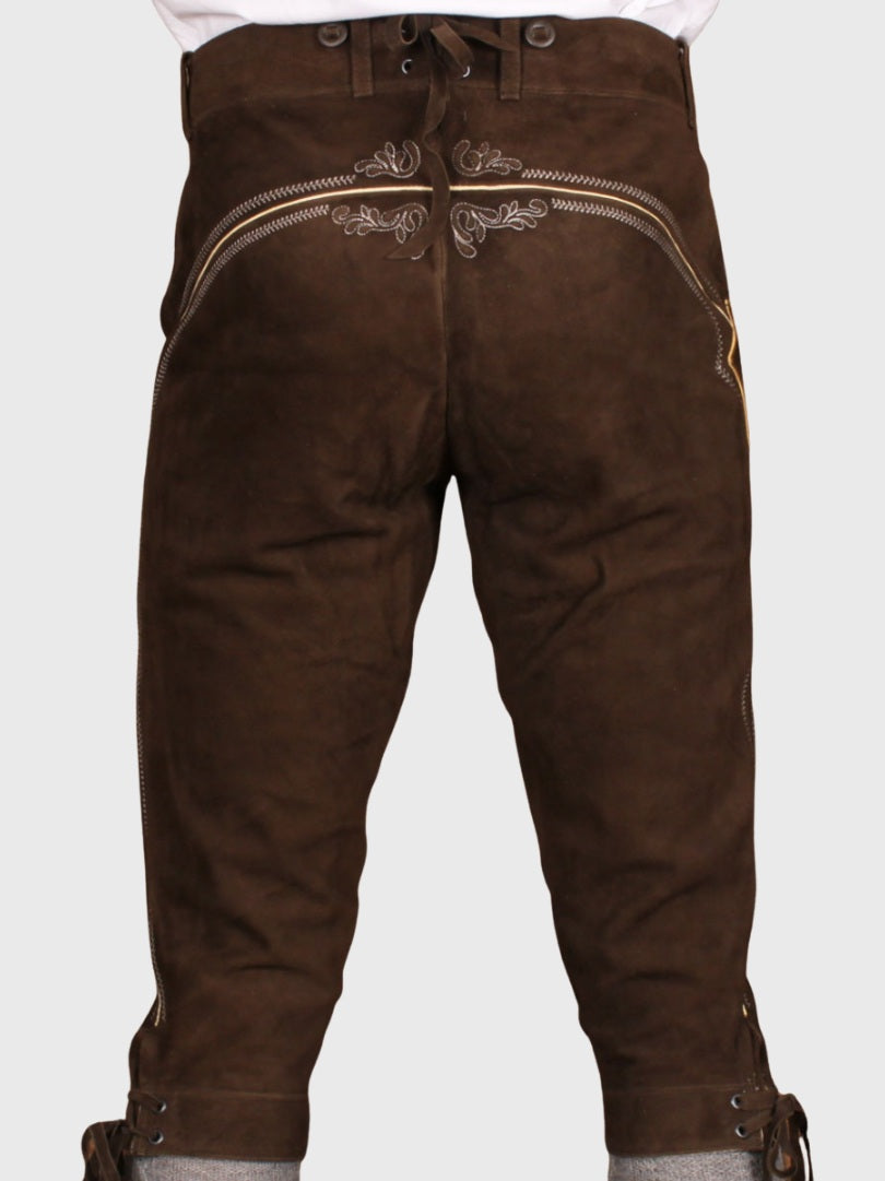 Men’s Brown Leather Bundhosen