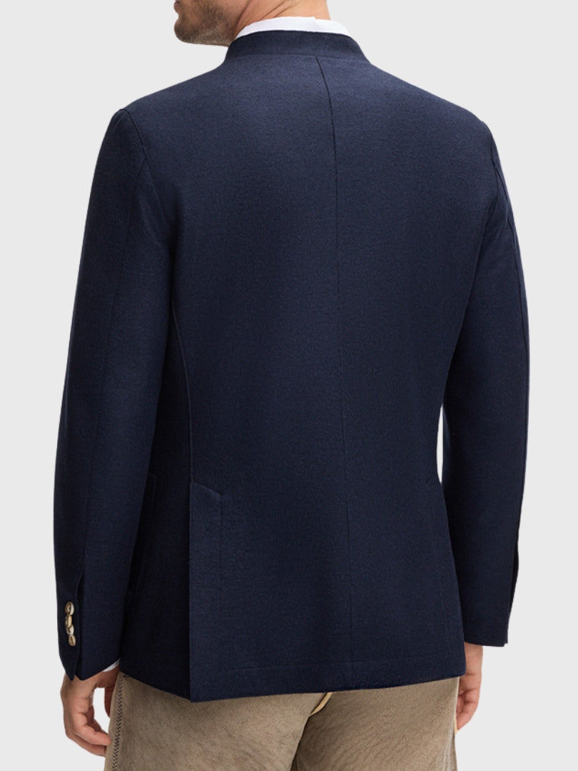 Men’s Traditional Navy Wool Jacket