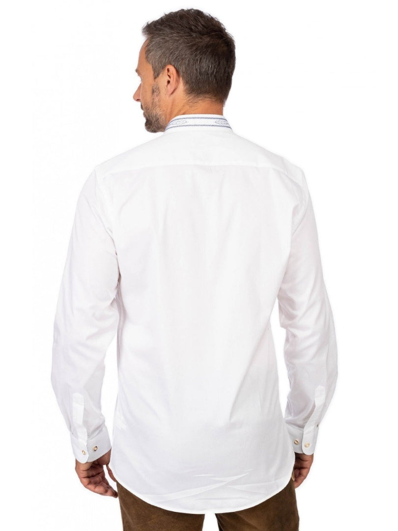 Mens Traditional White German Shirt