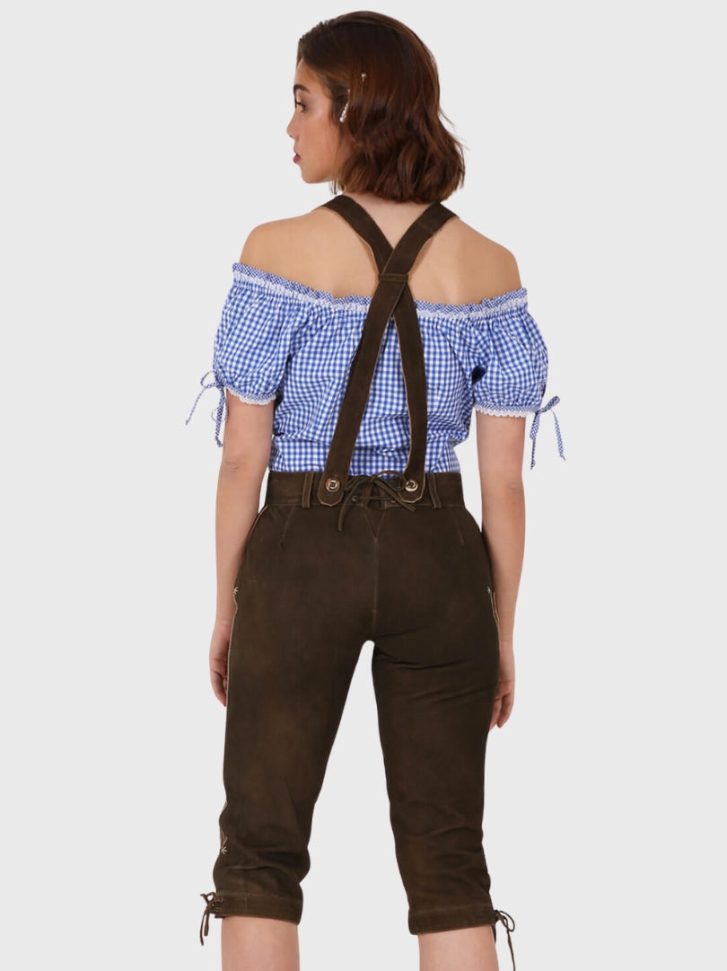 Oktoberfest Brown Leather Lederhosen