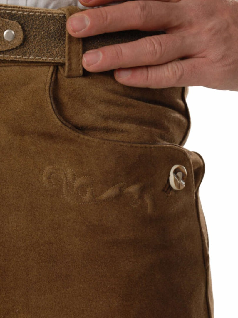 Oktoberfest Lederhosen Pants 2026 Mens with traditional embroidery