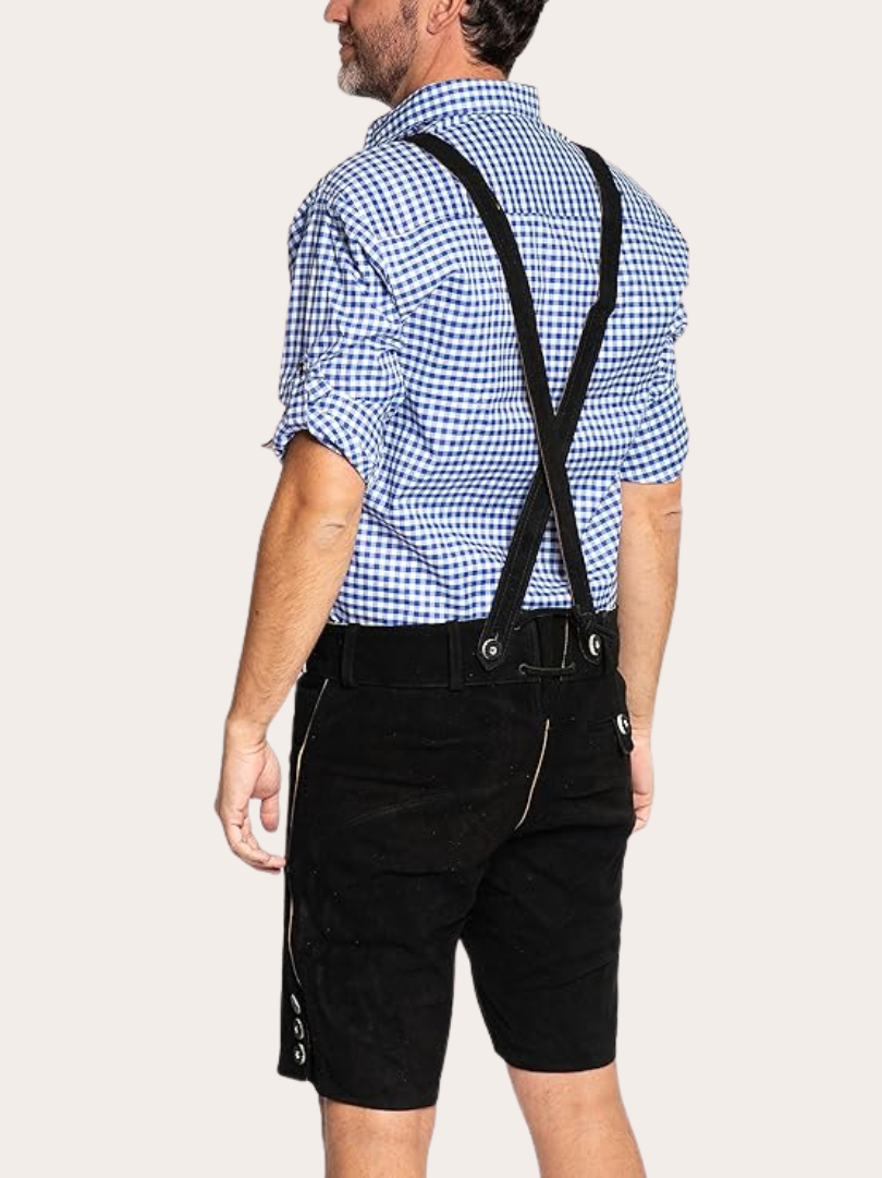 Premium goat skin lederhosen men