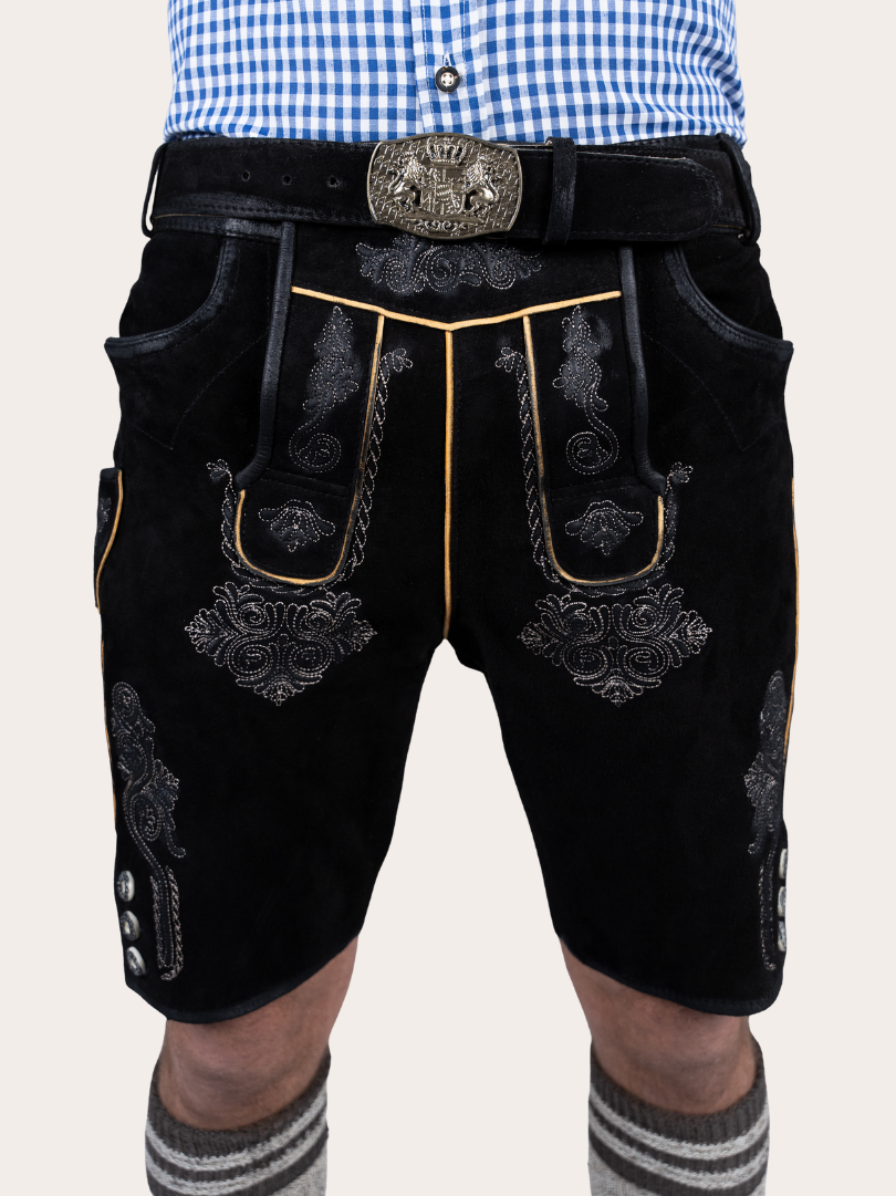 Classic Bavarian lederhosen outfit