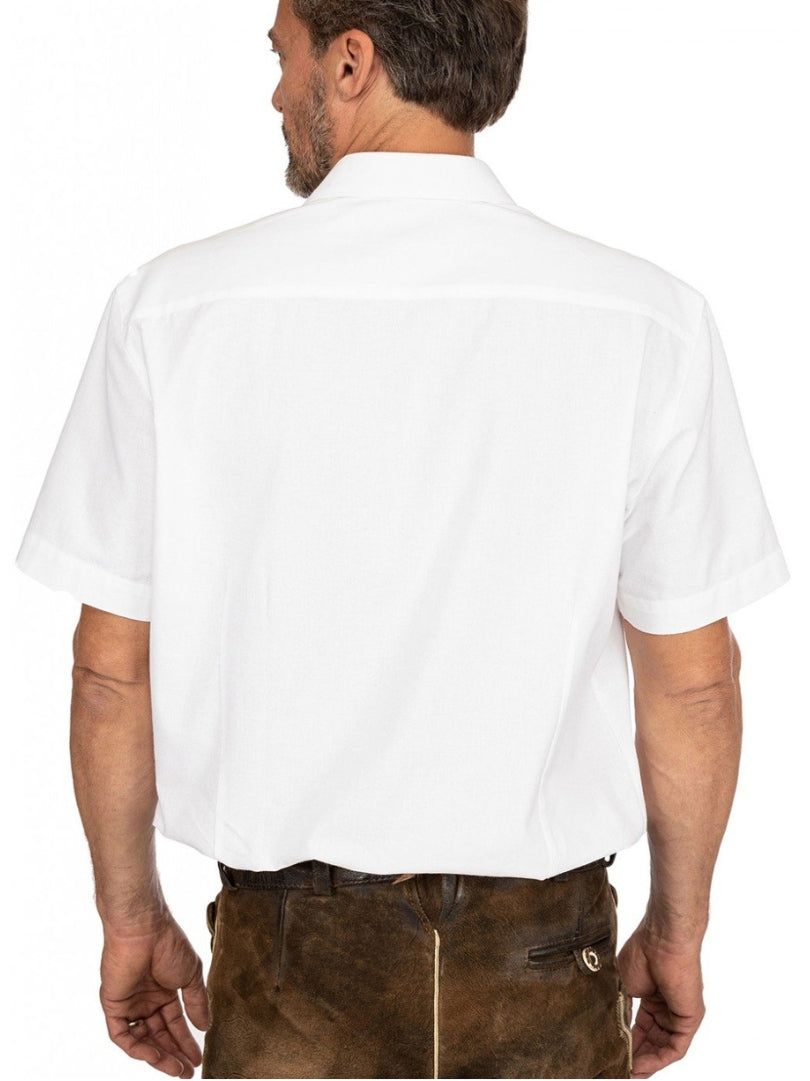 Mens Authentic White German Trachten Shirt