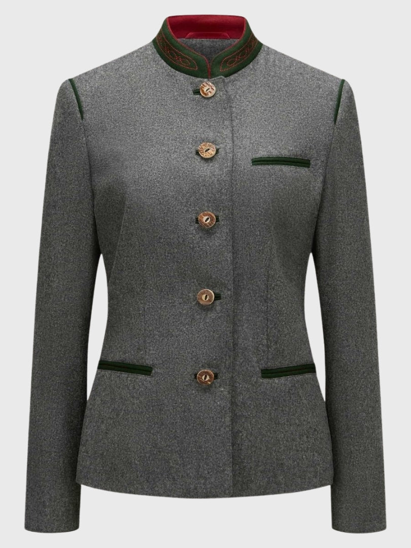 Traditional Bavarian Style Wool Jacket