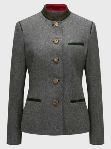 Traditional Bavarian Style Wool Jacket