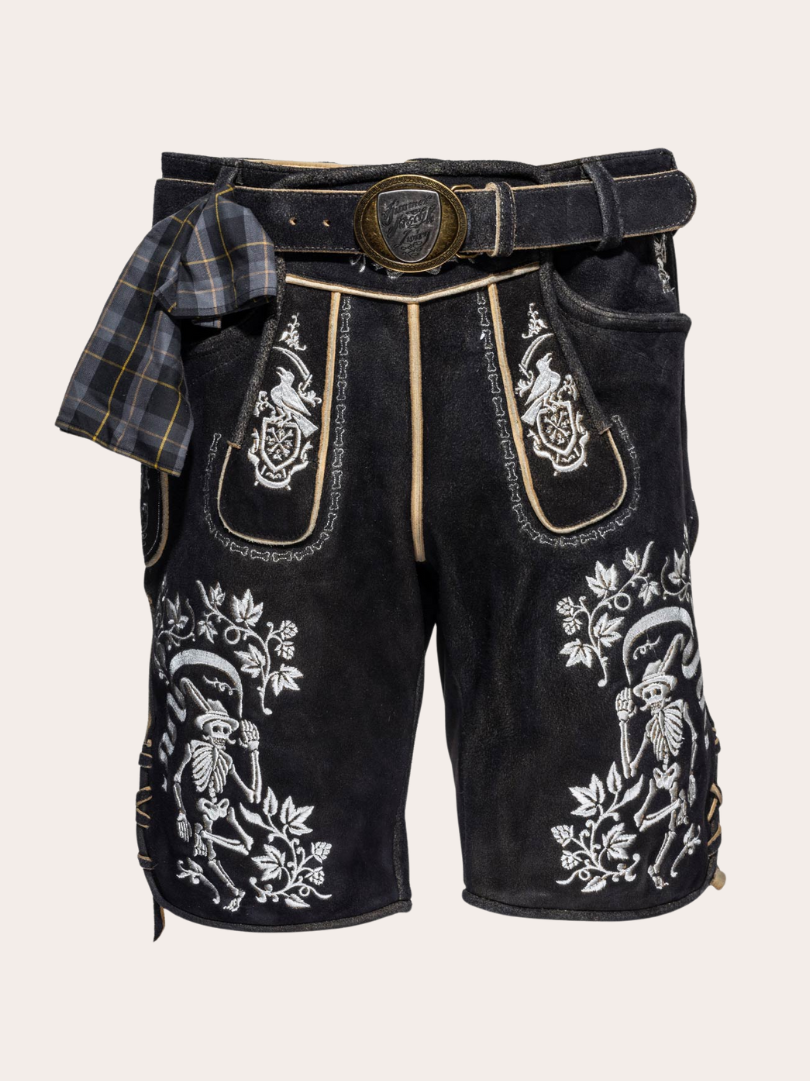 Traditional German lederhosen shorts
