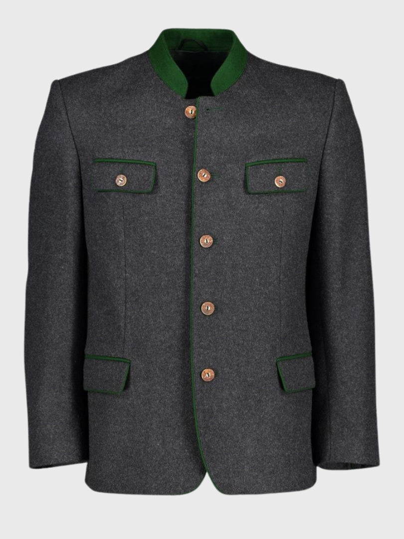 Traditional Grey Trachten Jacket