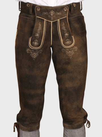 Vintage Brown Bavarian Bundhosen