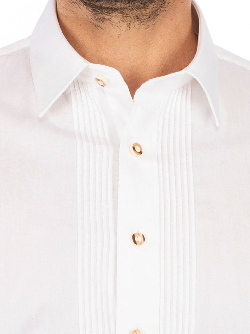 White Trachten Mens Shirt