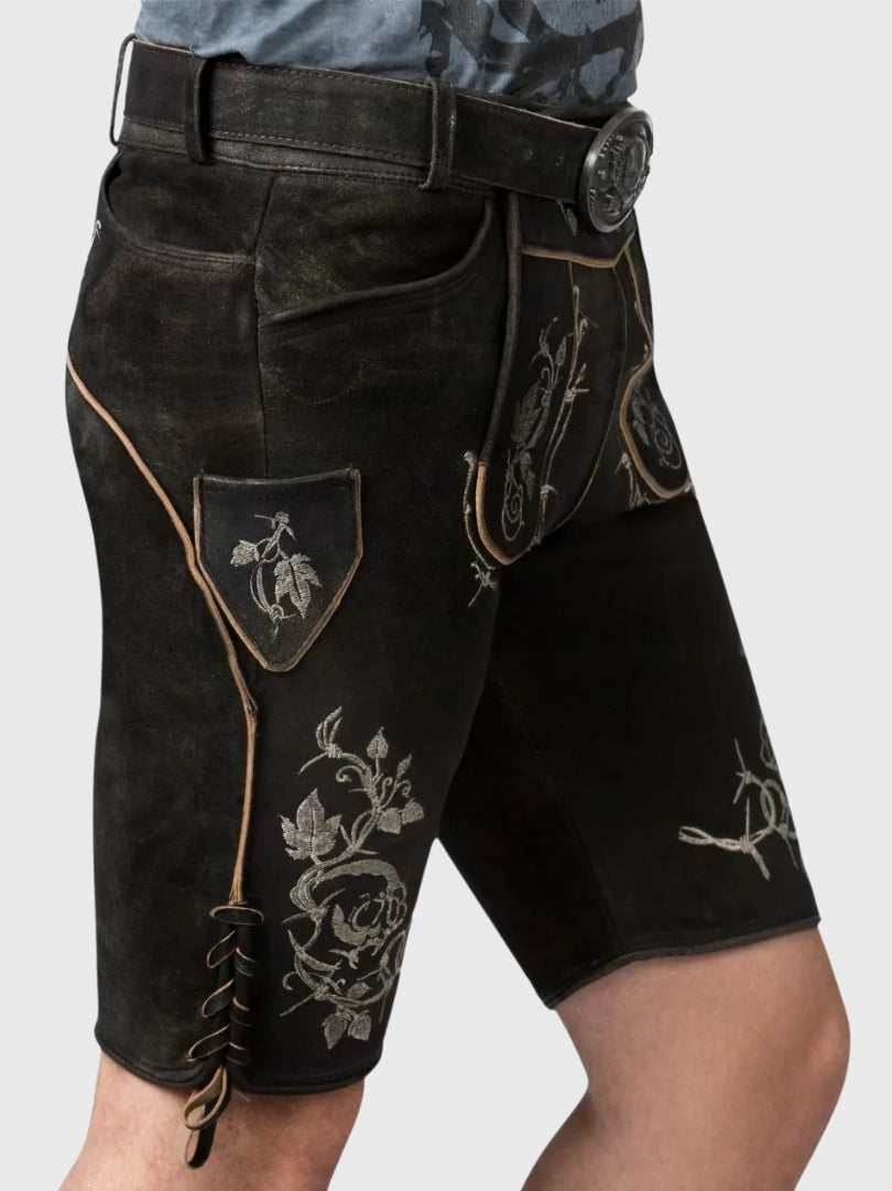 dark alpine skull lederhosen