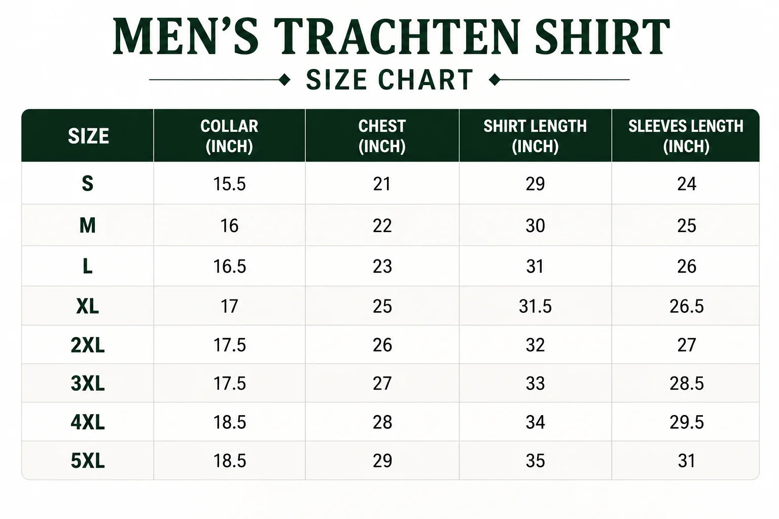 White Bavarian Shirt with Red Tipped Collar