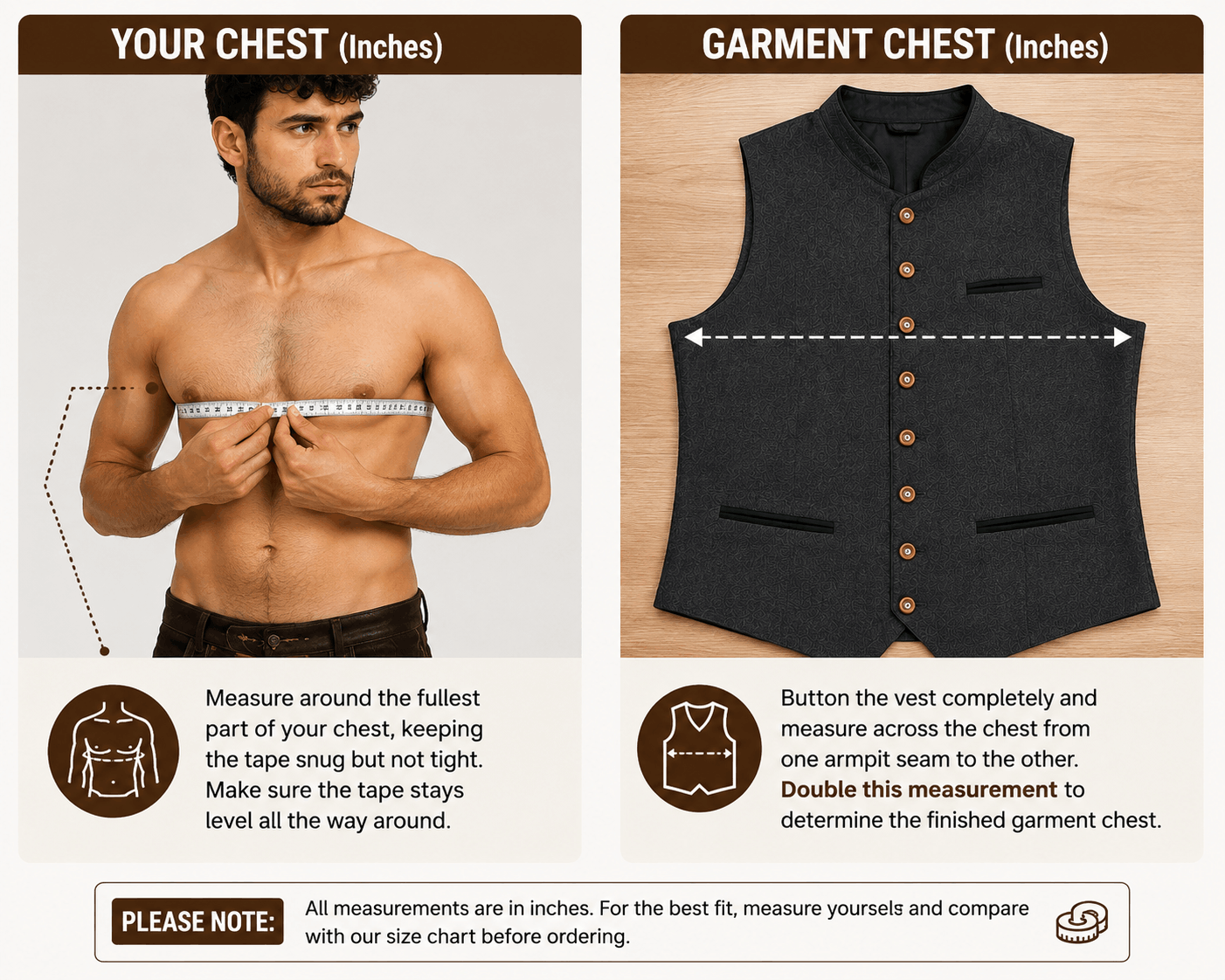 Classic Black Oktoberfest Vest for Men